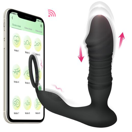 APP Controlled Thrusting Vibrator - Vibrators