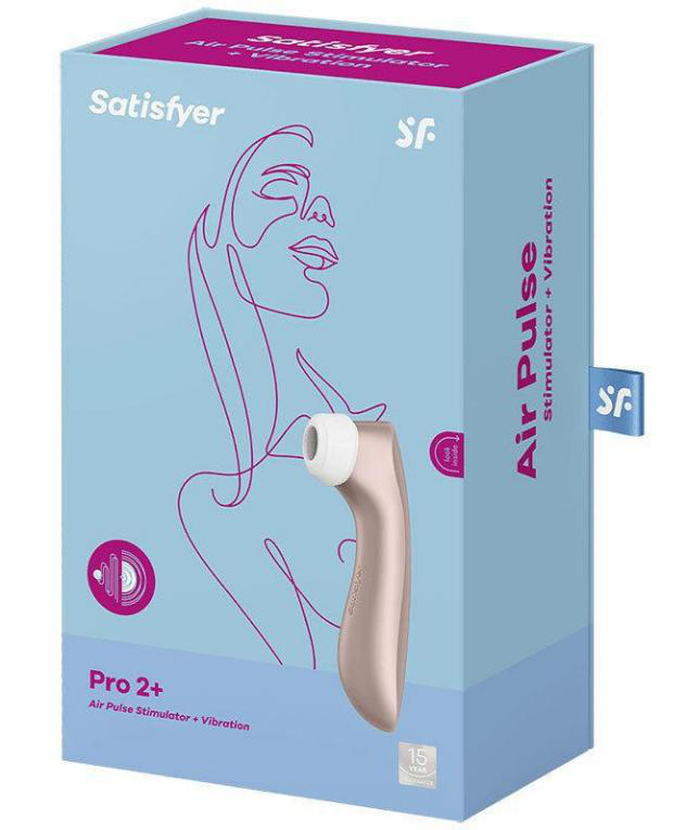 Satisfyer Pro 2+ Suction Vibrator - Nipple & Body Pumps