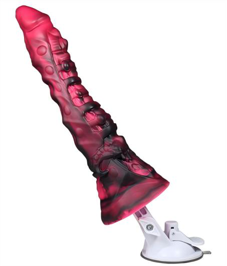 Heated Telescopic Vibrating Dildo
