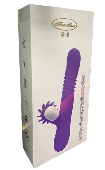 Annie Telescopic Rotation Tongue Vibrator with Heating - Clitoral