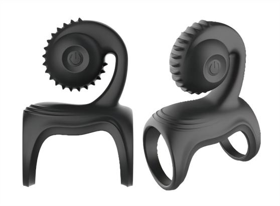 Prostate Stimulator & Cock Ring 6x4x9cm Silicone