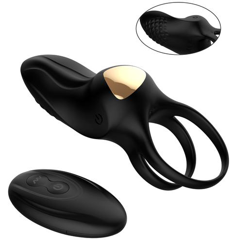 Crazy-Tongue Dual Cock Ring