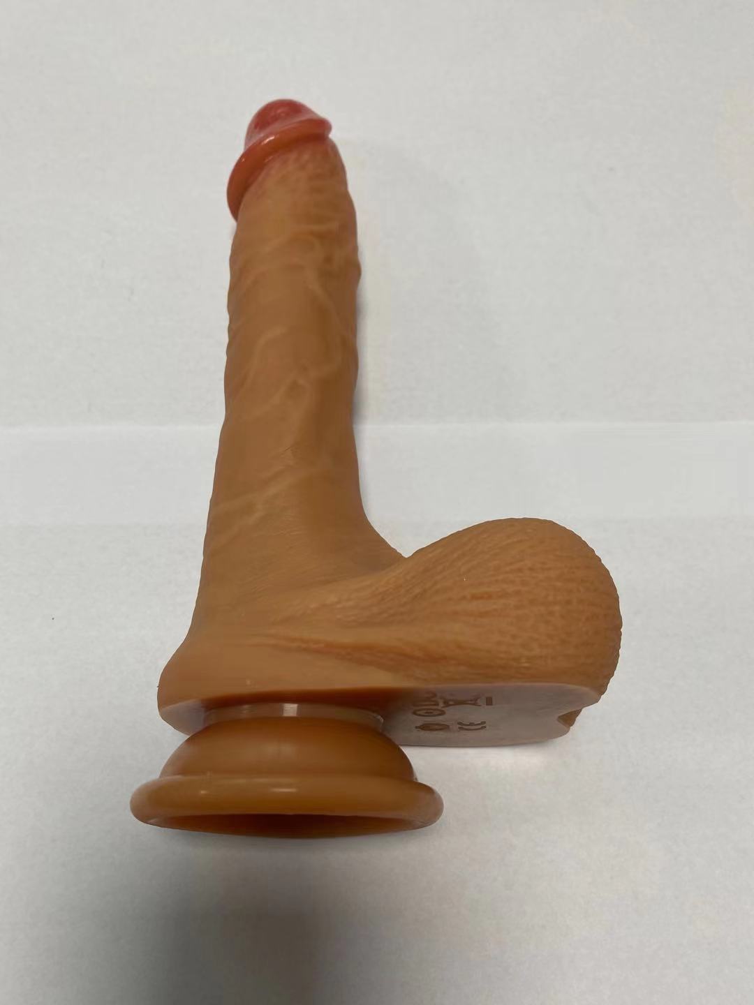 Manual 2-Layer Silicone Massager (3.8x22cm) - Dildos