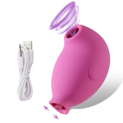 Sucking and Licking Vibrator - Suction