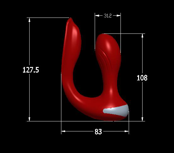 Little Fox Couple Resonance Vibrator with Remote