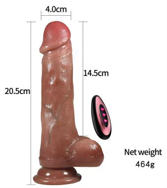 Simulation Vibrating Dildo 20.5cm - Realistic