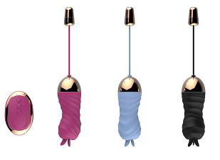 Swinging Head Remote Control Vibrator - Clitoral