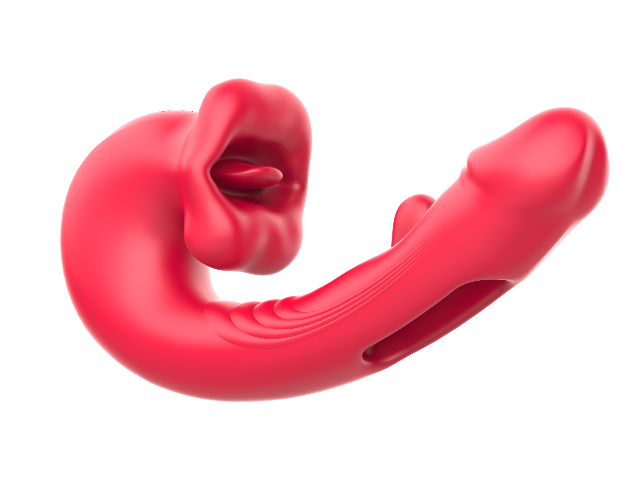 Flapping Sucking Licking Vibrating Silicone Stimulator - Suction