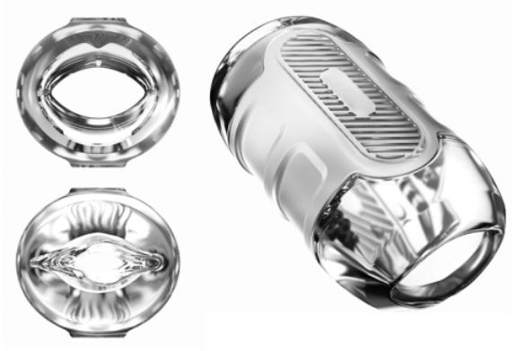 Open-ended Stroker with Dual Entrances (TPE) - Masturbators