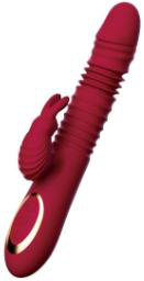 Rotating Telescopic Vibrator with Heating - Rabbit