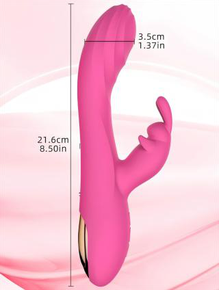 21.6cm Silicone Dual Vibrator