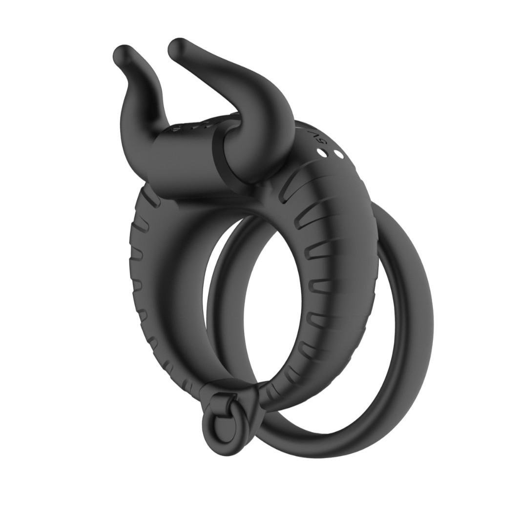 TB-A354 Bull Cock RIng Vibrating Version and Non-Vibrating Version - Cock Rings