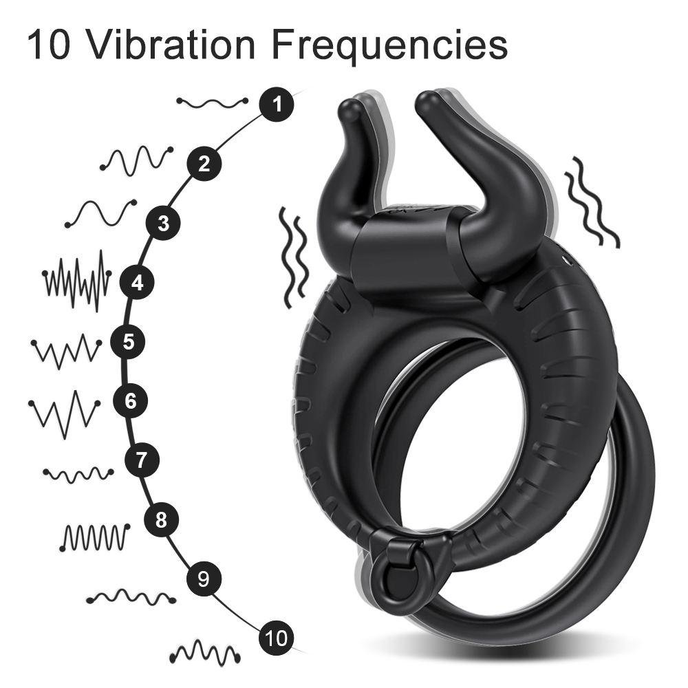 TB-A354 Bull Cock RIng Vibrating Version and Non-Vibrating Version