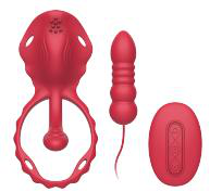 3-in-1 Panty Vibrator with Telescoping Egg and Remote Control - Wearable