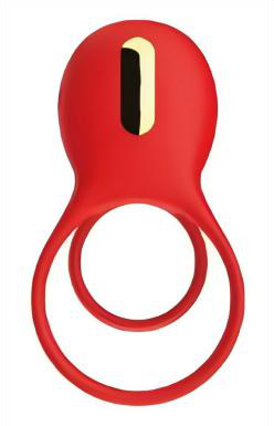 Prostate Stimulator & Cock Ring 6.3x11.5x11.4cm Silicone