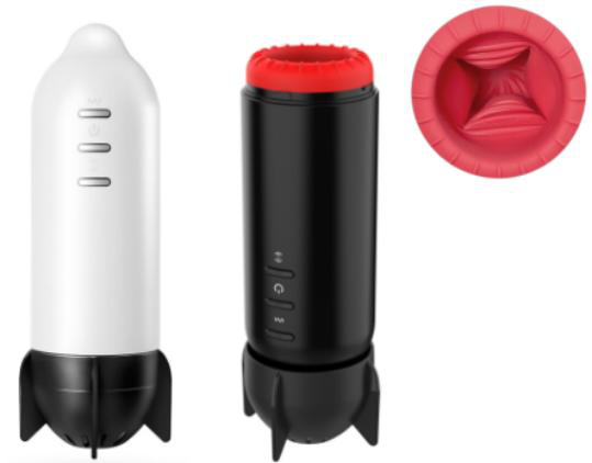 Blowjob Stroker with Squeezing & Vibrating - Masturbators
