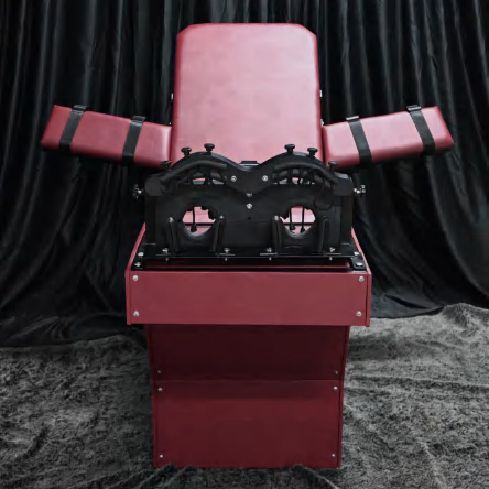 TK Fun Chair – Burgundy - Bondage restraints