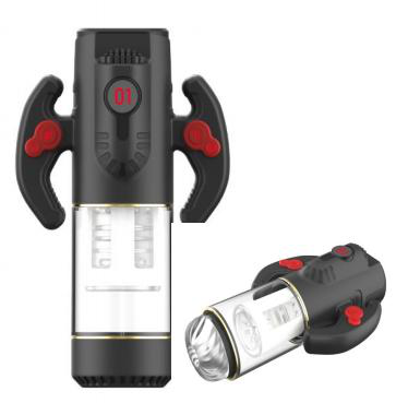 Laser Cannon Generation 2 Masturbator with Telescopic, Rotating, Suction, and Sound