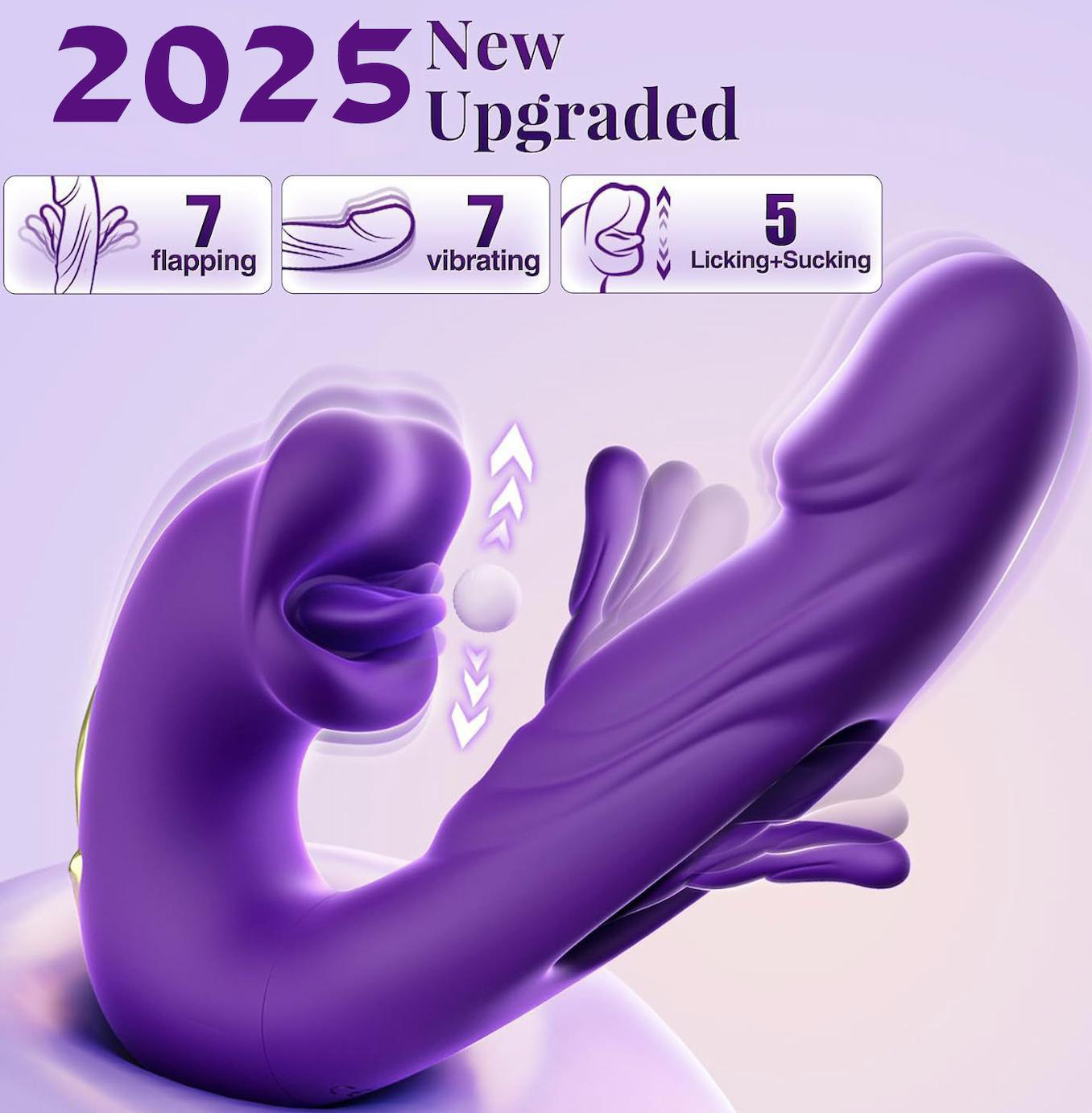 Flapping Tapping Vibrator with Mouth
