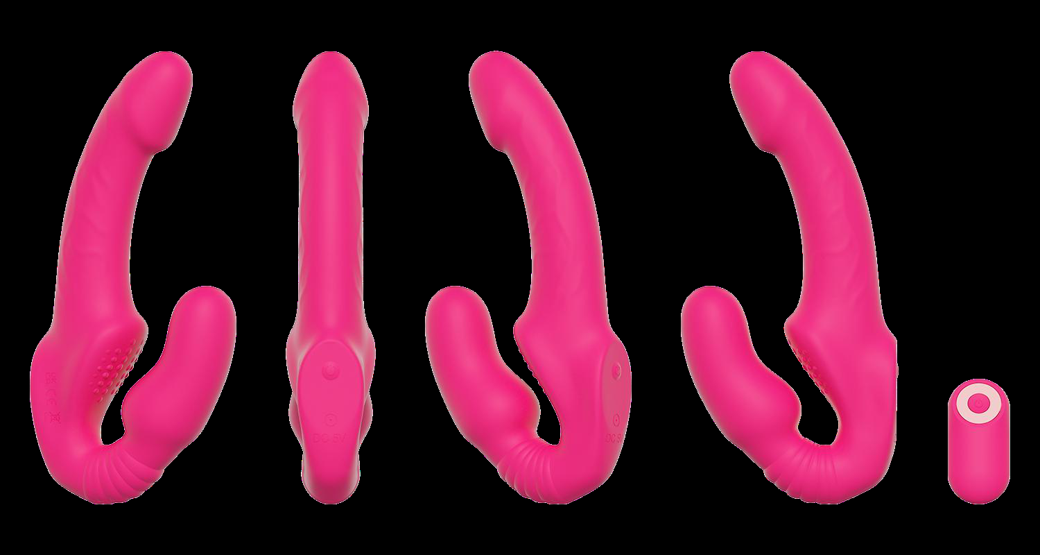 3-Head Strap-On Vibrator