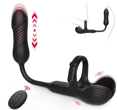 Thrusting Vibrator with Remote Control - Vibrators