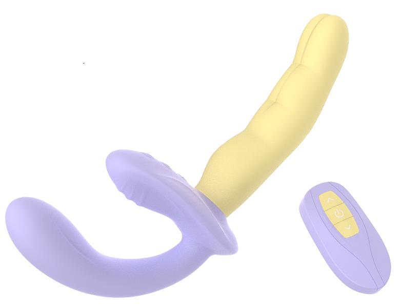 Olive Dual Vibrating Strap-less Vibrator