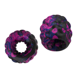 Material: 0° Liquid silicone Size: 65*60mm Weight: 139g - Cock Rings