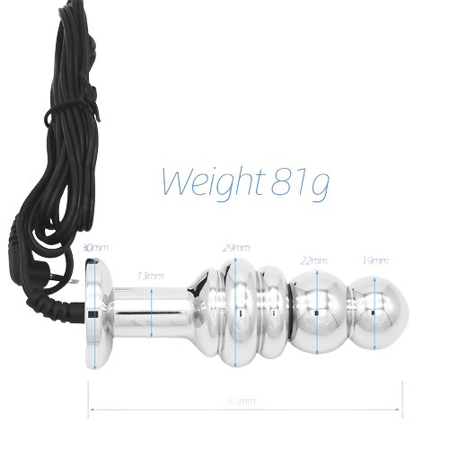 TB-E256 electro-conductive stainles steel anal plug (Copy) - Butt Plugs