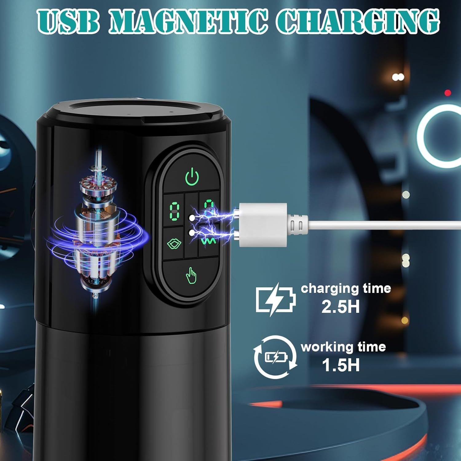 Waterproof Vibrating Masturbator