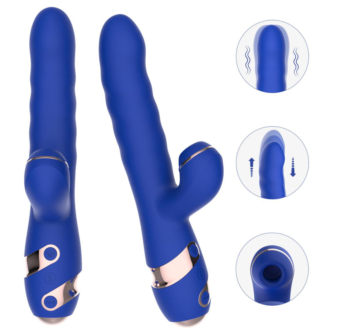 Sucking & Thrusting Rabbit Vibrator — Lydia