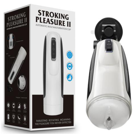 Hands-free Masturbator with Thrusting, Rotating & Sound