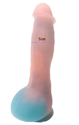 23cm Liquid Silicone Dildo Luminous Edition