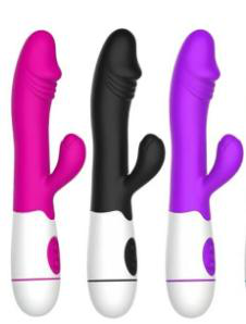 Dildo Vibrator — 2AAA Battery - Rabbit