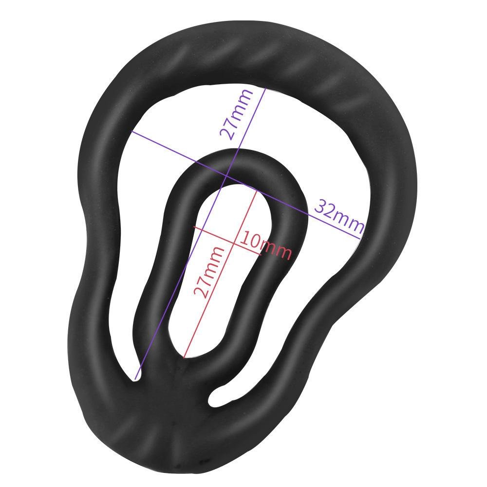 TB-A176 Double Cock Ring - Cock Rings
