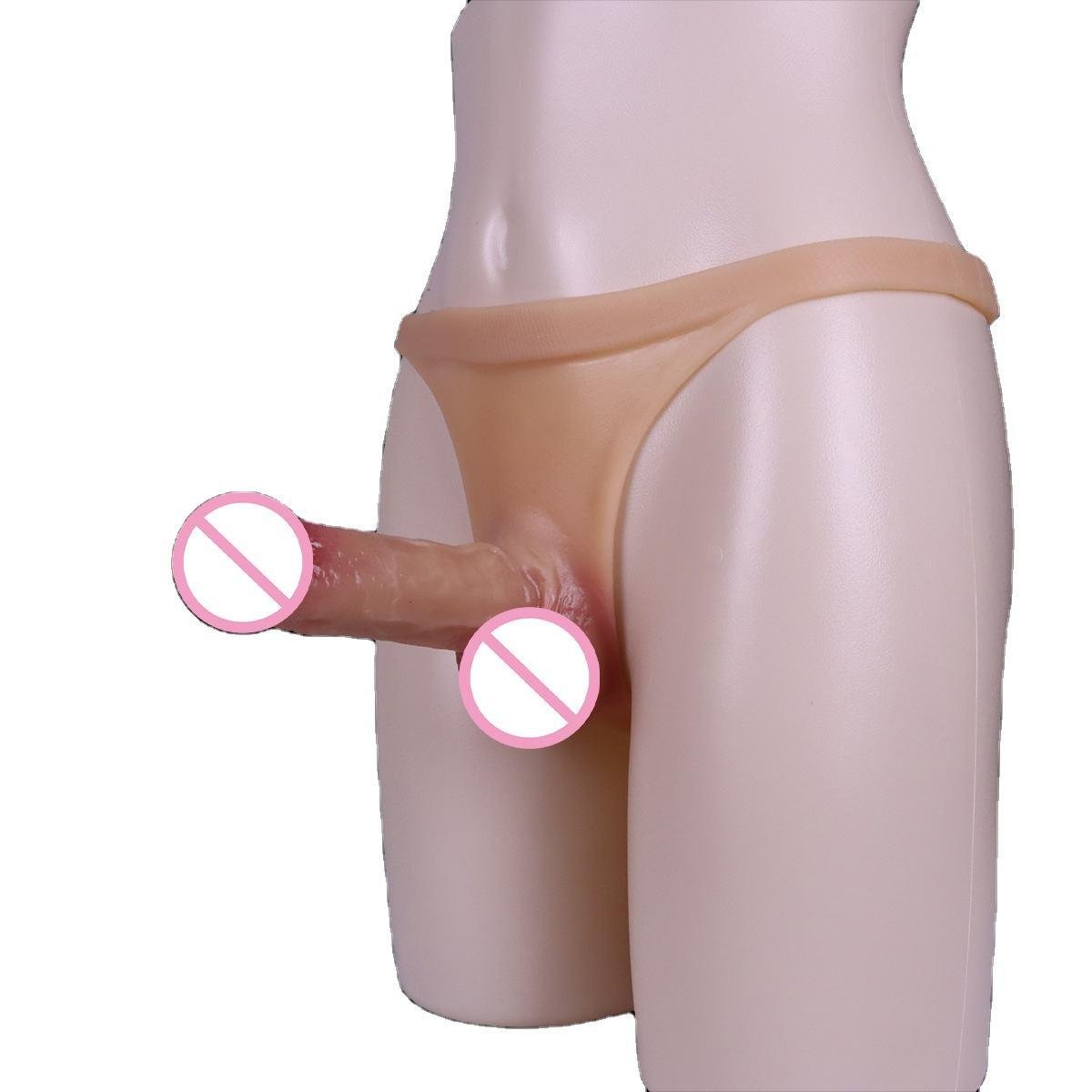 TB-A366 Wearable Silicone Dildo - With harness