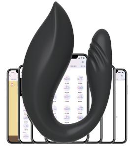 HB1816-APP Dual Vibrator - Rabbit