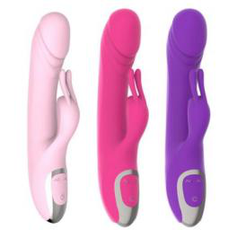 Dual Vibration Silicone Vibrator - Rabbit