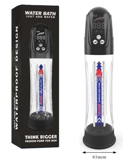 Waterproof LCD Display Pump — 100% WATERPROOF Pump, Hiding LCD display. Could be used Unde - Water-based