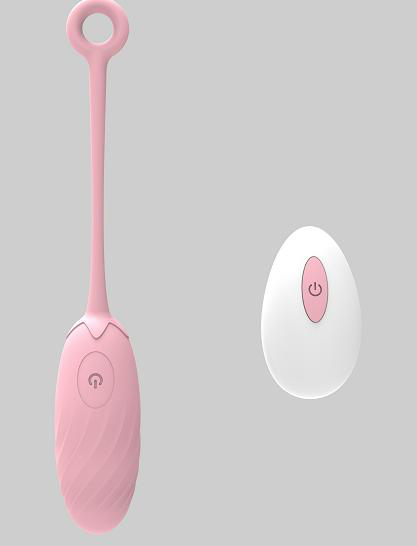 Remote Control Vibrating Egg — purple+re d - Bullet