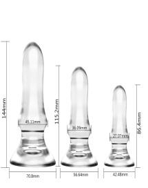 Transparent TPE Dildo (Small) - Realistic
