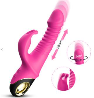 9 Vibration Modes + 9 Telescopic Modes Vibrator