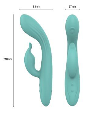 Heated Dolphin Vibrator - Rabbit