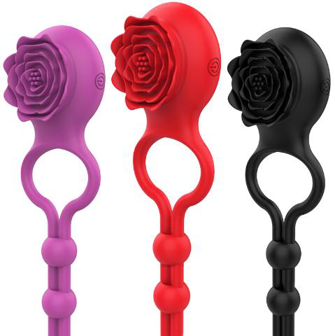 Vibrator with Cock Ring - Cock Rings