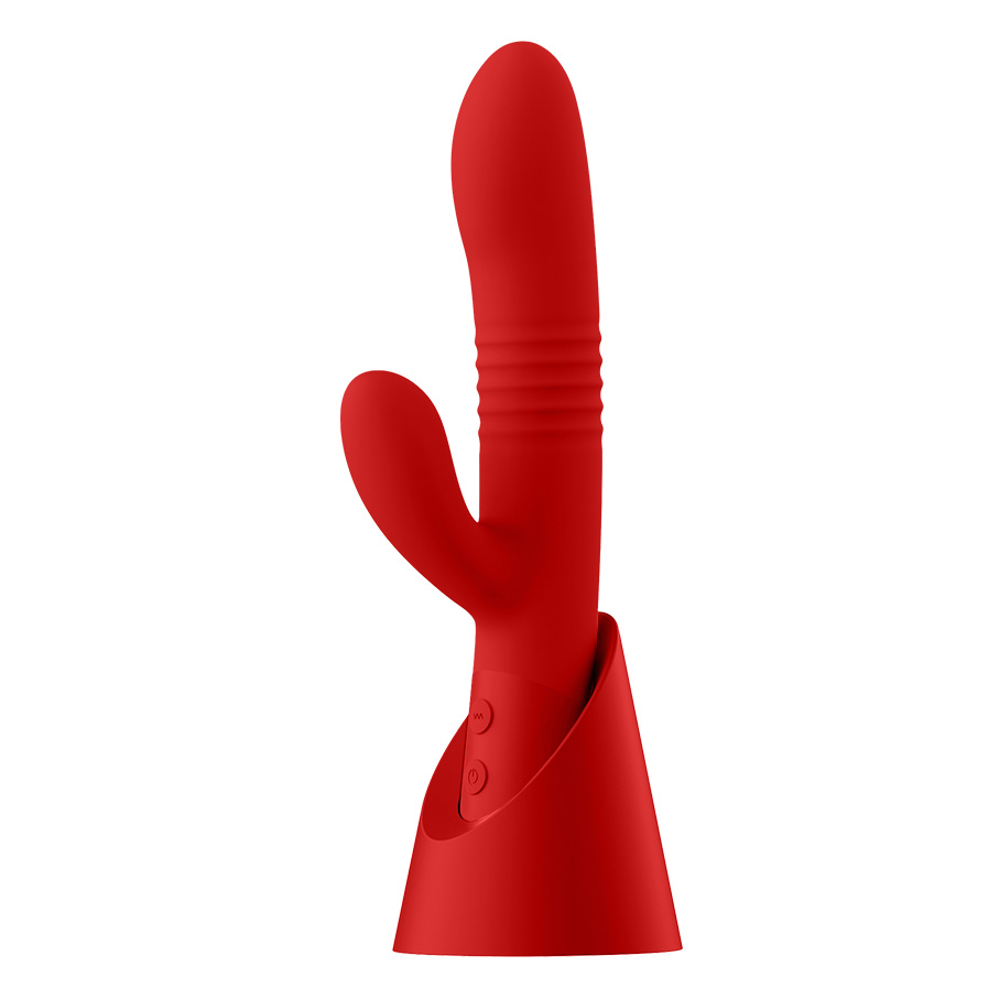 Vibrator with Thrusting Function