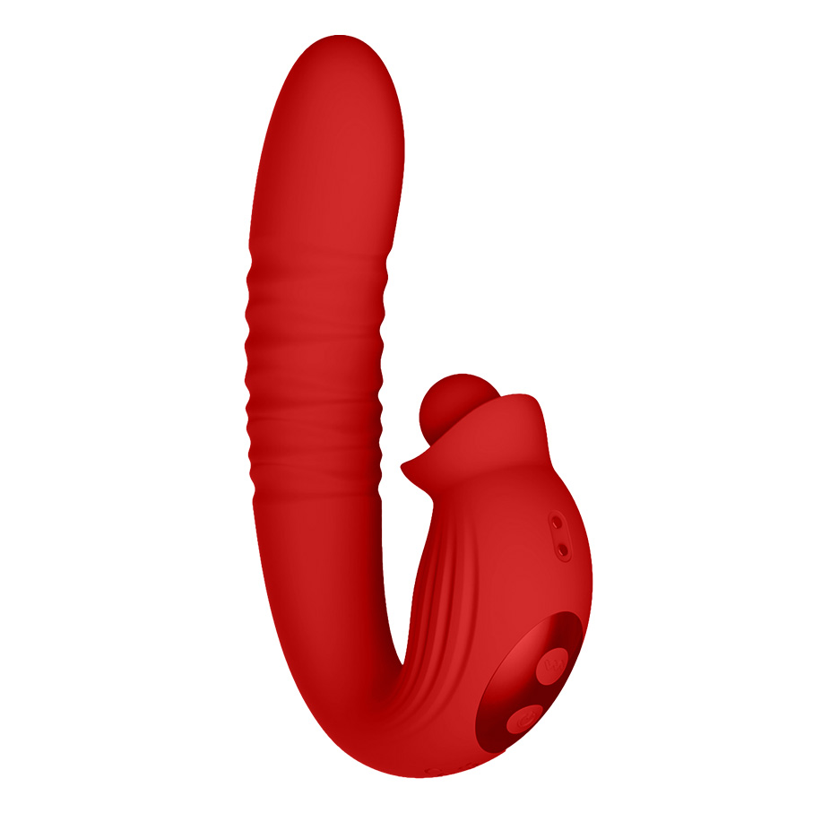 Vibrator with Thrusting and Rotating Beads