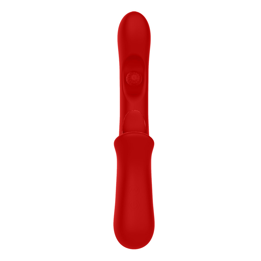 Multi-Function Vibrator with Licking and Rotating Beads