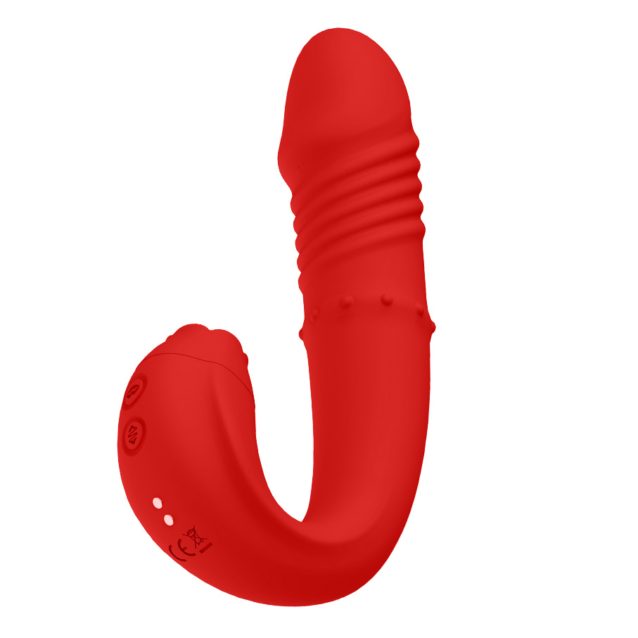 10-Pattern Vibrating/Thrusting & Licking Clitoral Stimulator