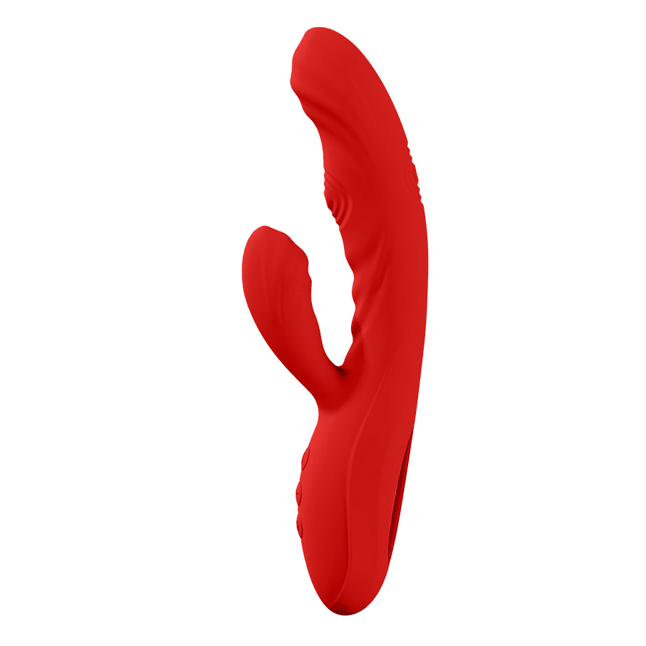 Vibrating Massager with Flapping Shaft