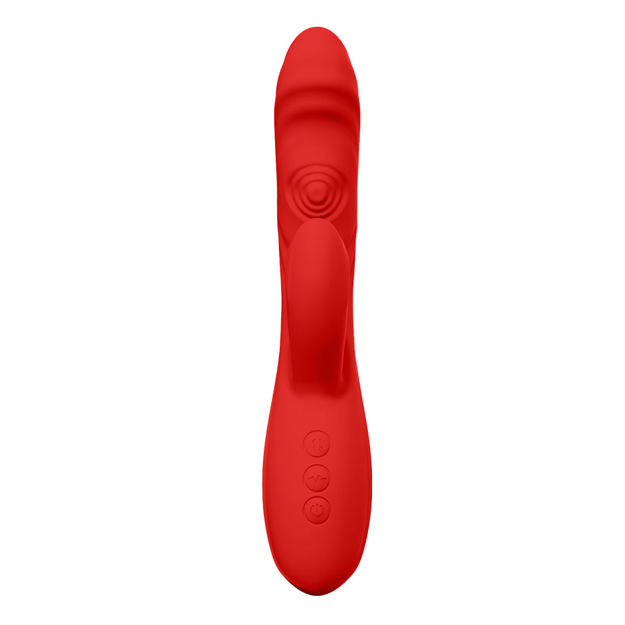 Vibrating Massager with Flapping Shaft