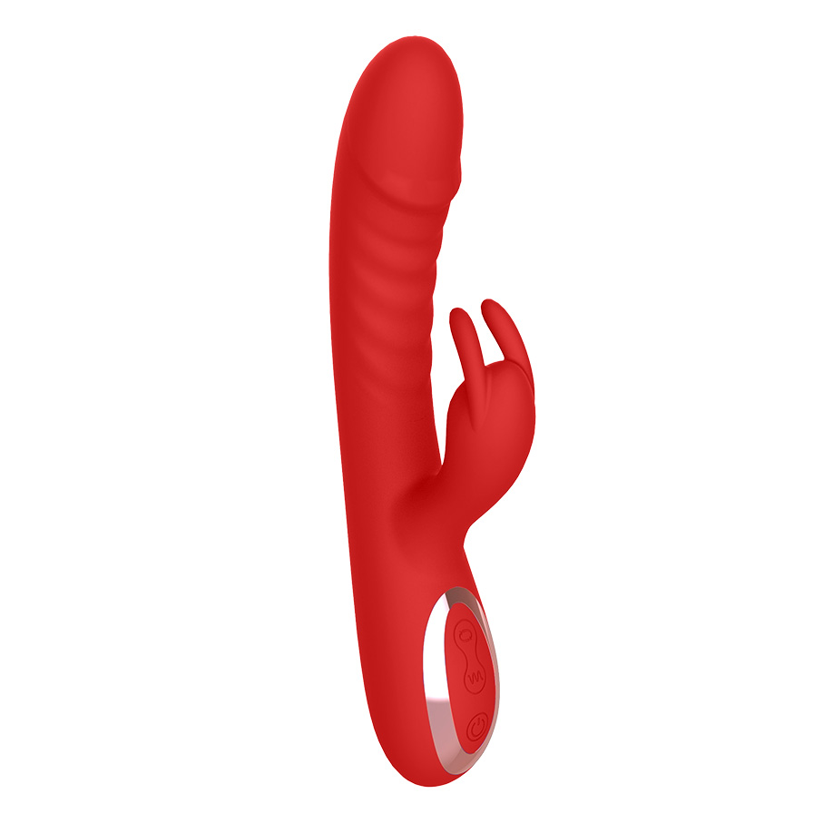 10-Pattern Dual Vibrating & 5-Pattern Flapping Clitoral Stimulator